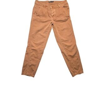PrAna Womens Briann Womens Size 6 Pants Burnt Orange Articulated Knee Outdoor